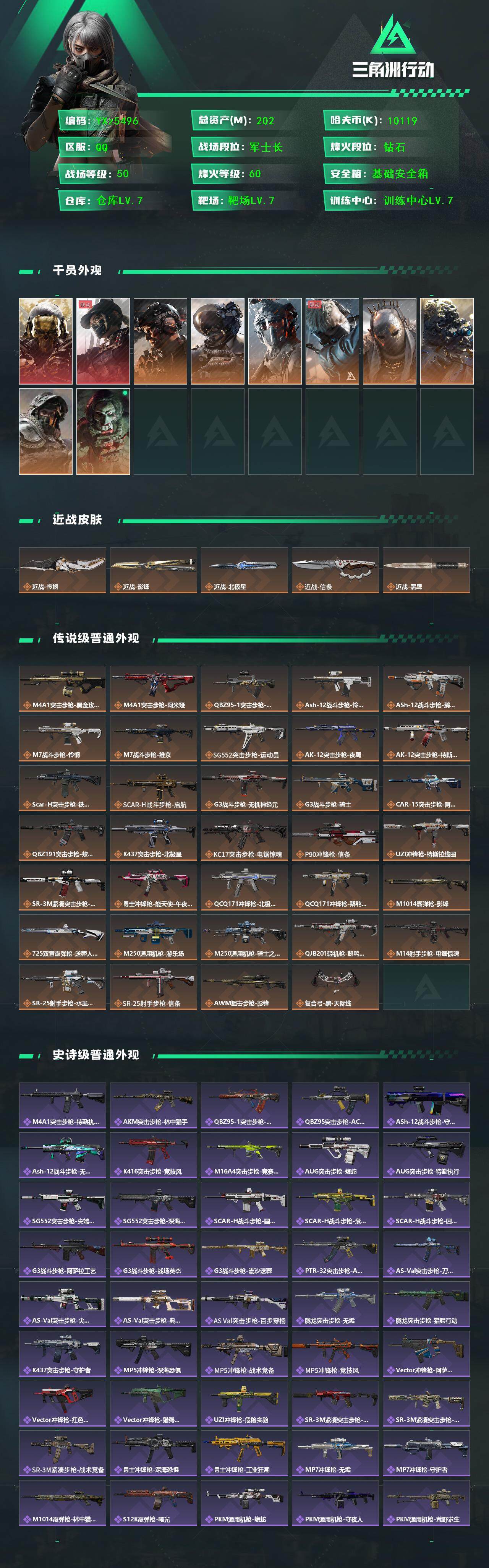 SJZCMW430865三角洲行动账号详情图2