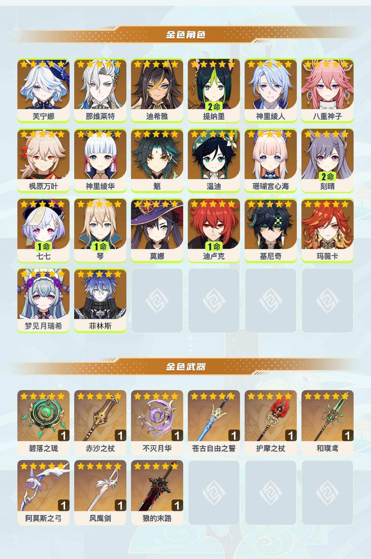 YSEY317048原神账号详情图3