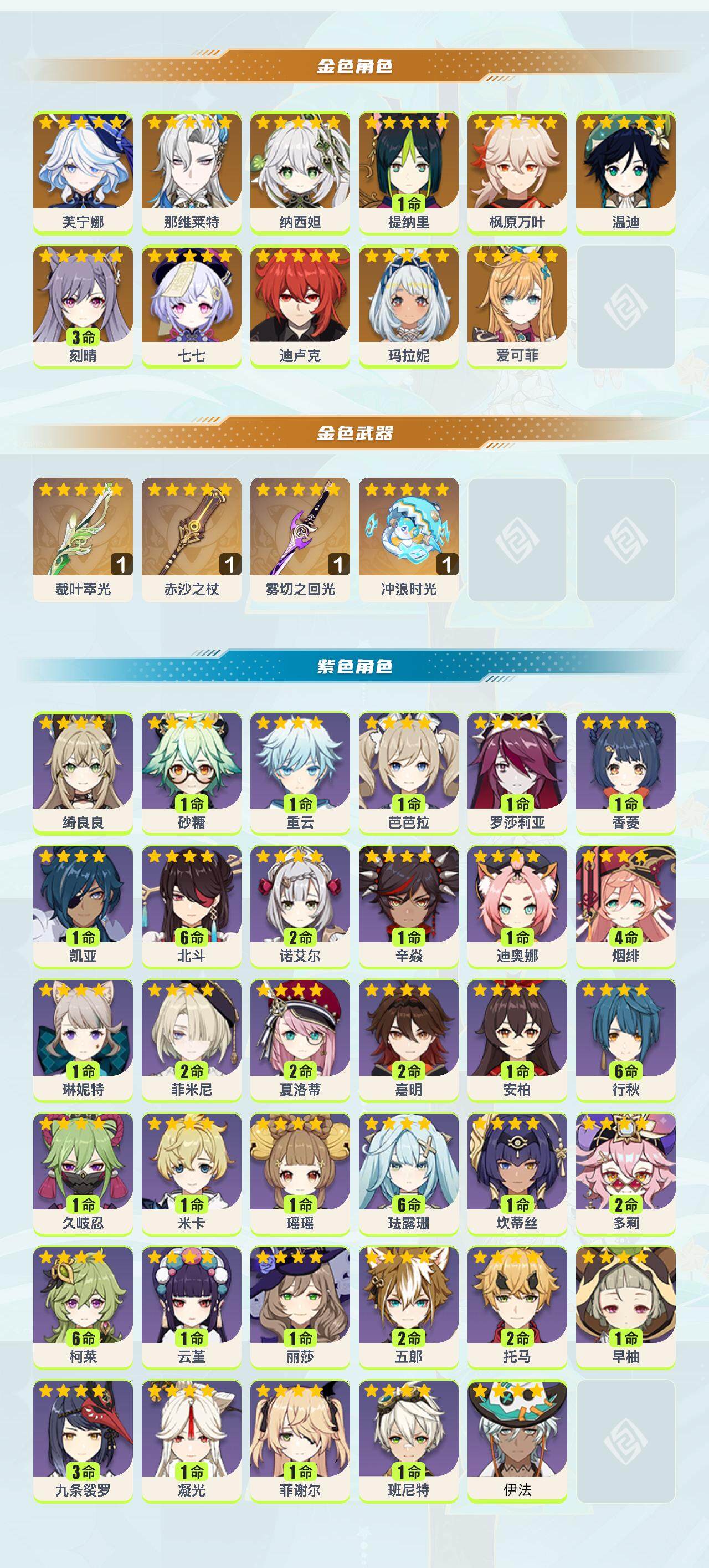 YSEY317202原神账号详情图3