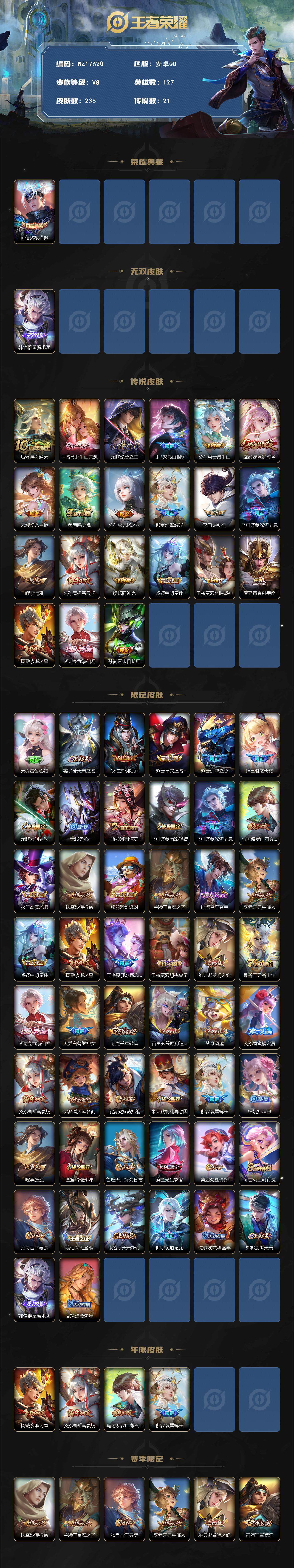 WZ033479922王者荣耀账号详情图2