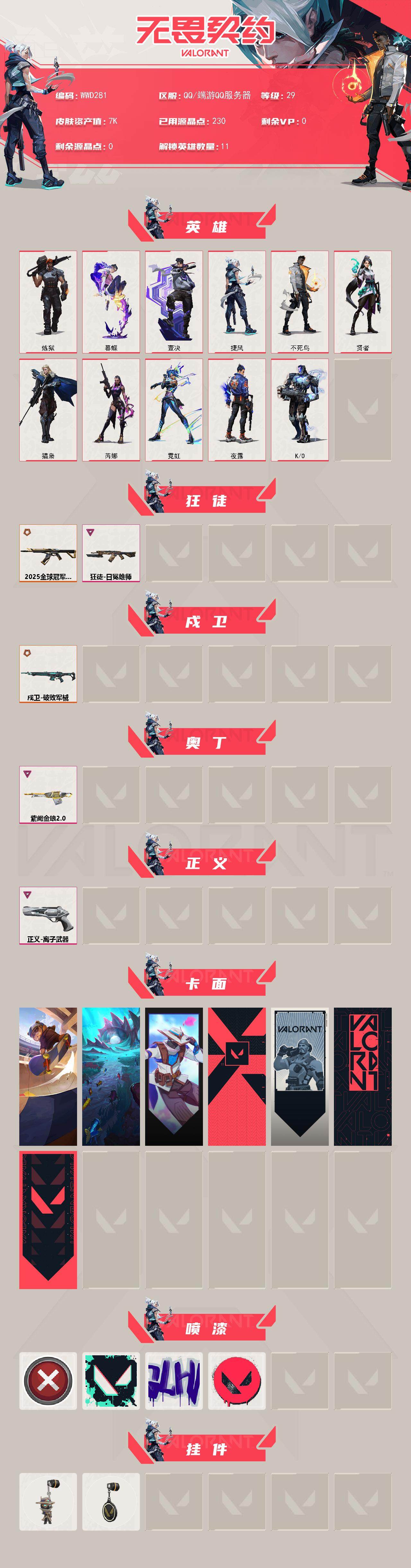 WWQEY42384无畏契约账号详情图2