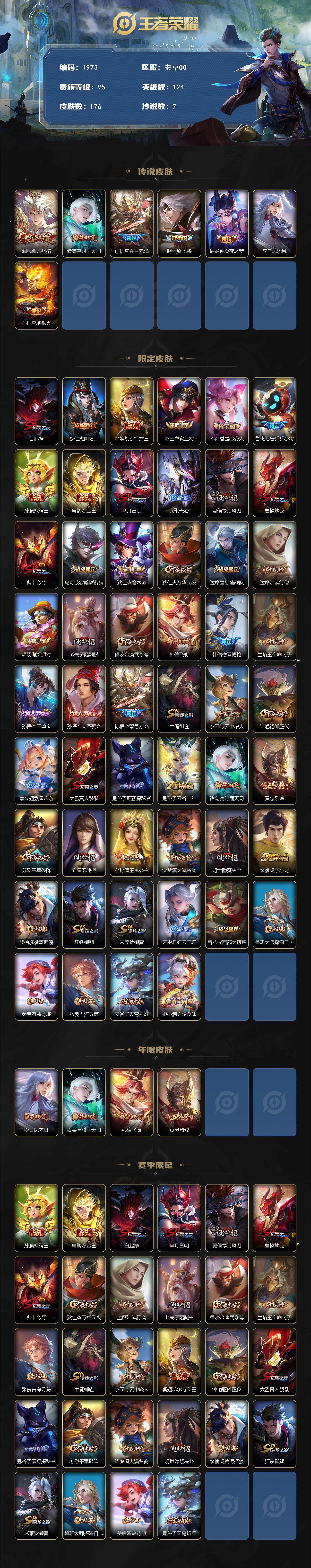 WZCMW3474812王者荣耀账号详情图2