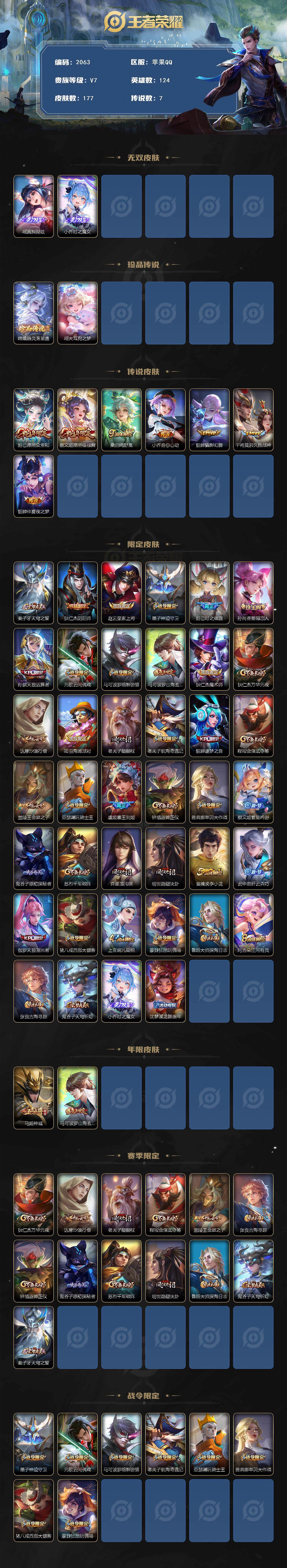 WZCMW3474823王者荣耀账号详情图3