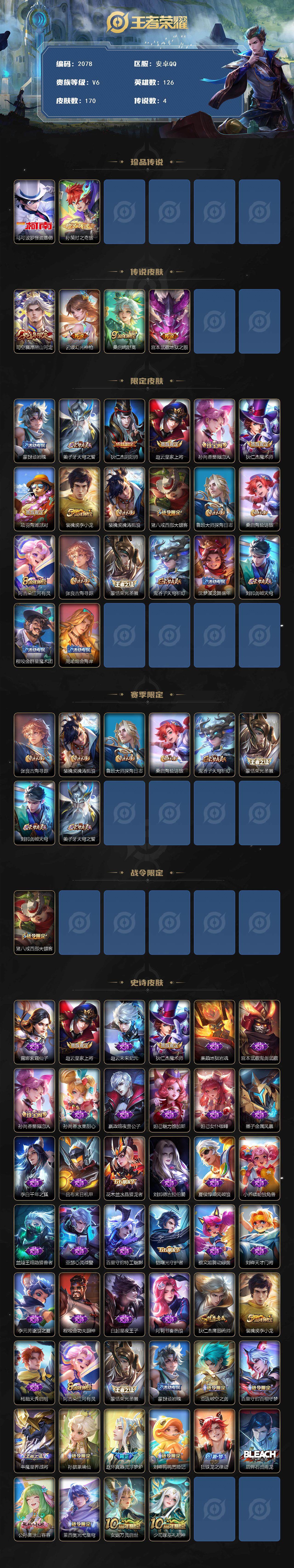 WZCMW3474836王者荣耀账号详情图2