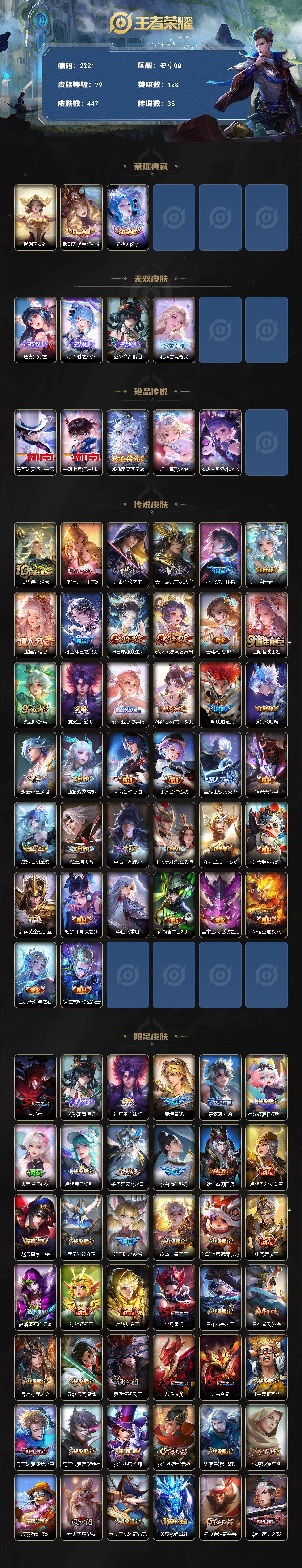 WZCMW3474967王者荣耀账号详情图2