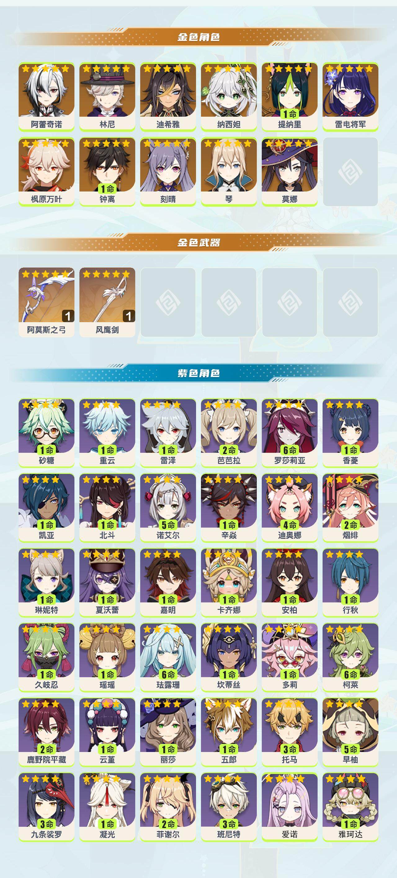 YSEY317078原神账号详情图2