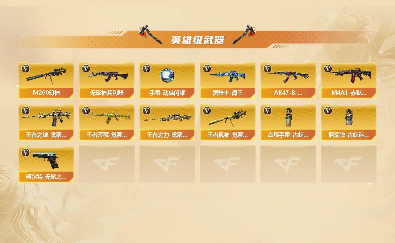 CFCMW421631穿越火线账号详情图3