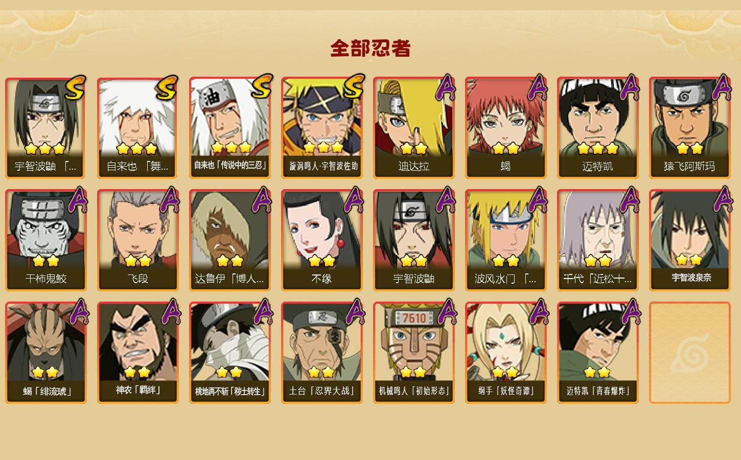 HYEY343740火影忍者账号详情图2