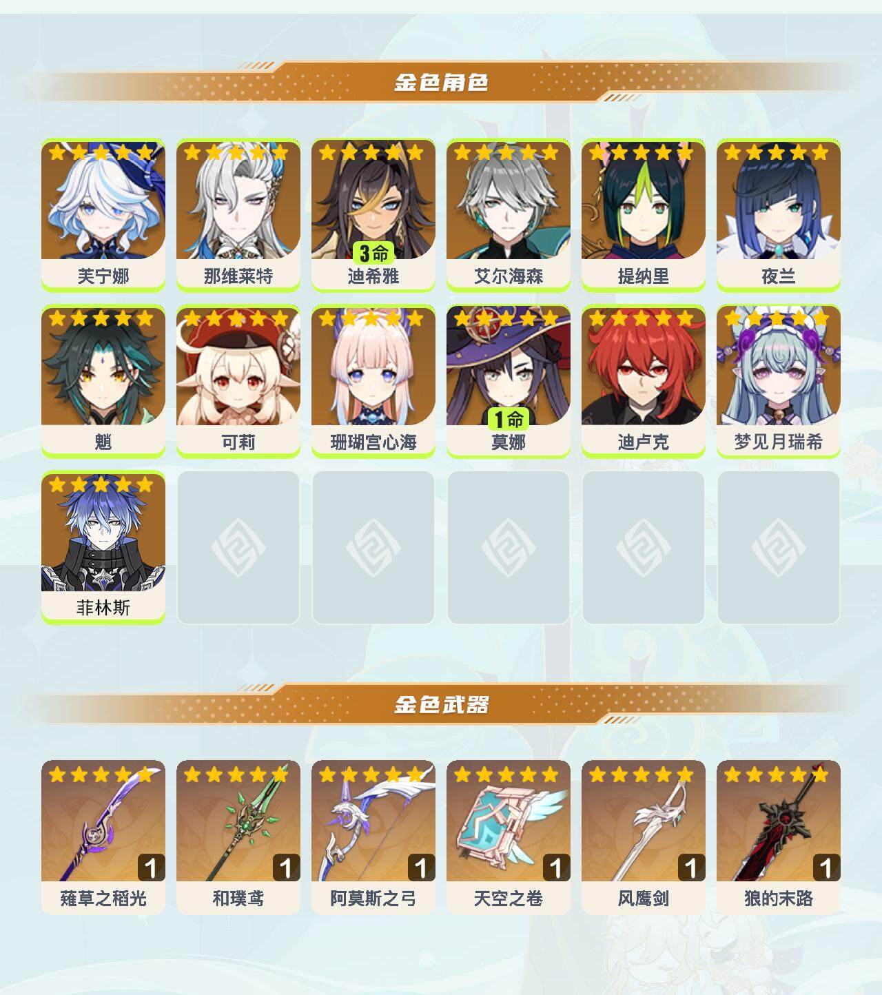 YSEY317136原神账号详情图3