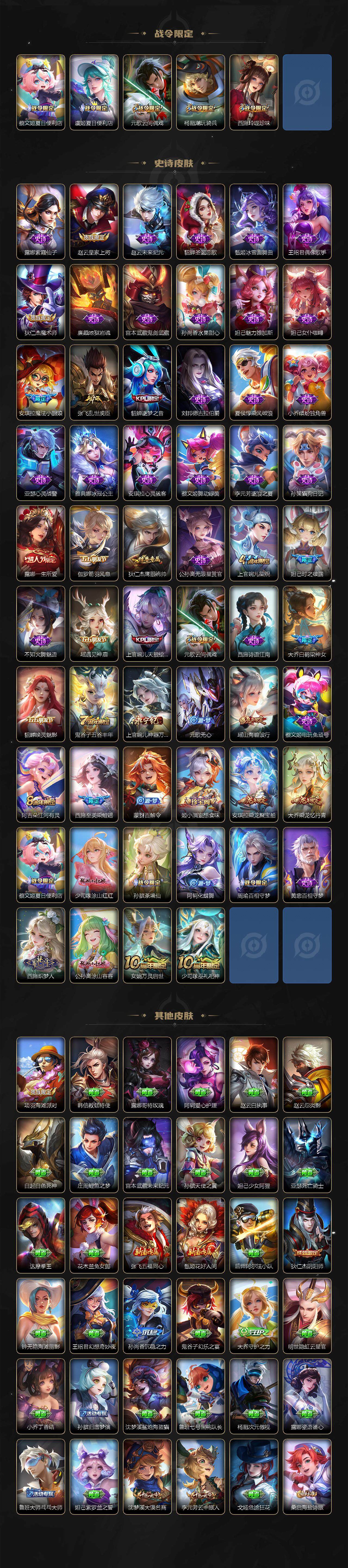 WZQM3476175王者荣耀账号详情图4