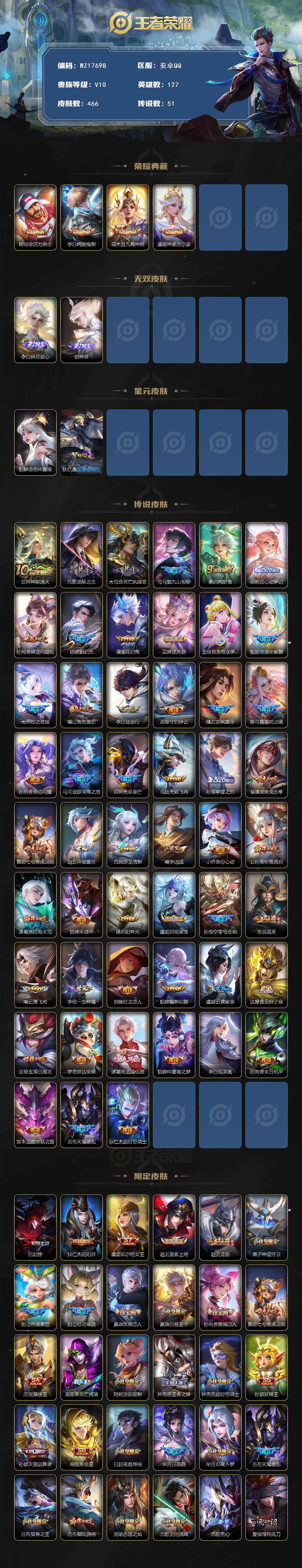 WZ033476863王者荣耀账号详情图2