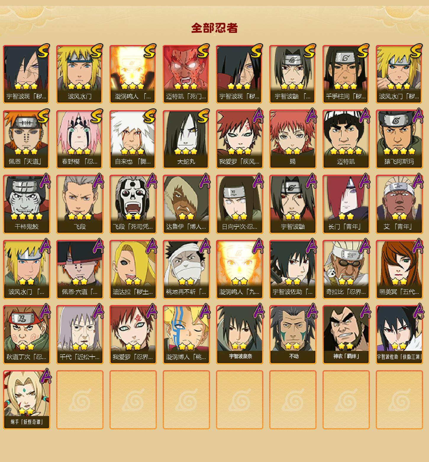 HYEY343926火影忍者账号详情图3 HYEY343926火影忍者账号详情图3