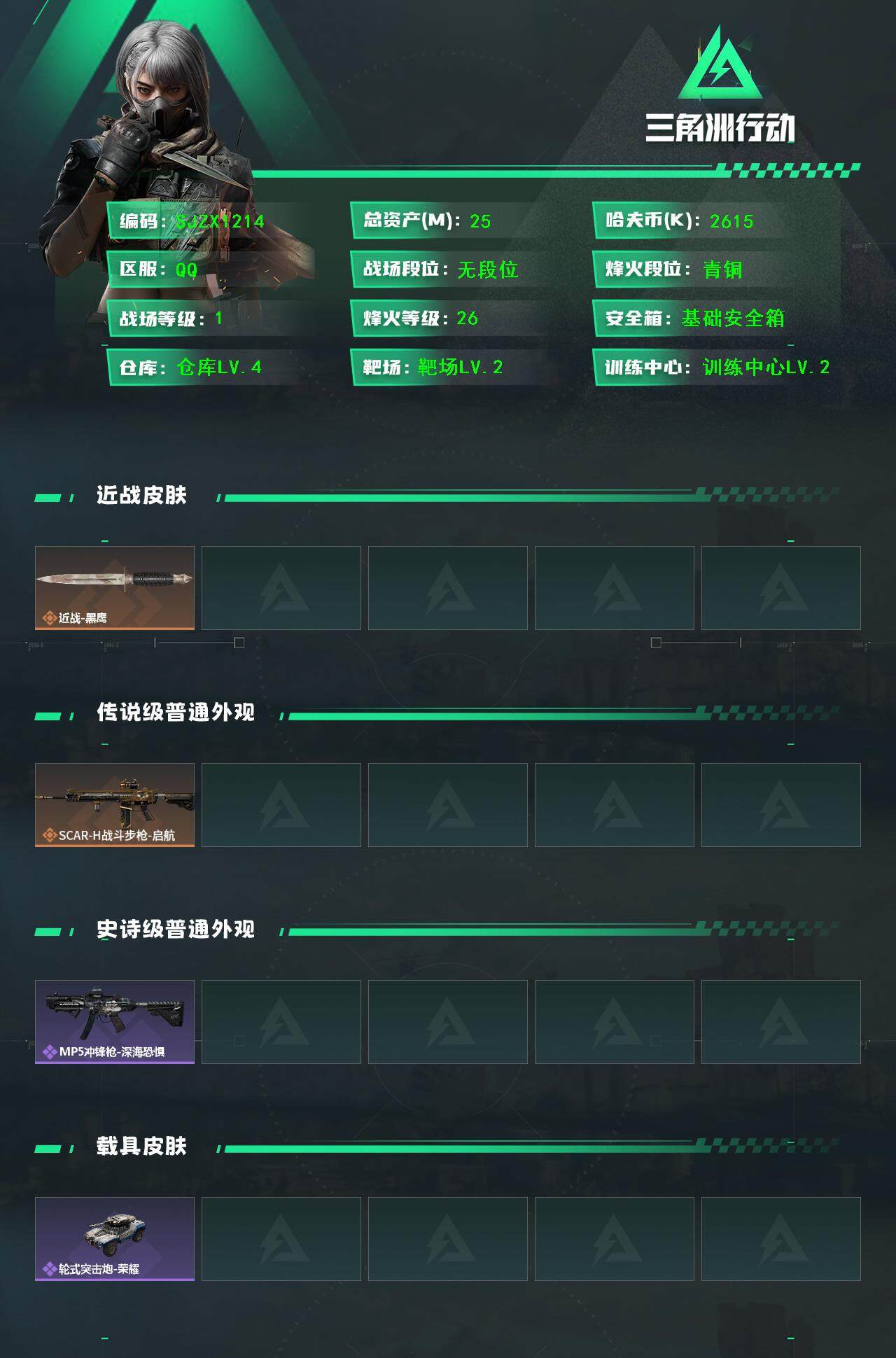 SJZEY3104254三角洲行动账号详情图3