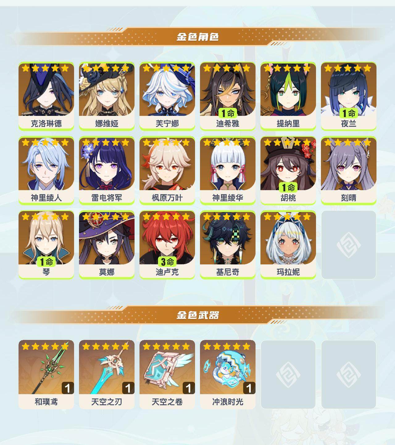 YSEY317088原神账号详情图3