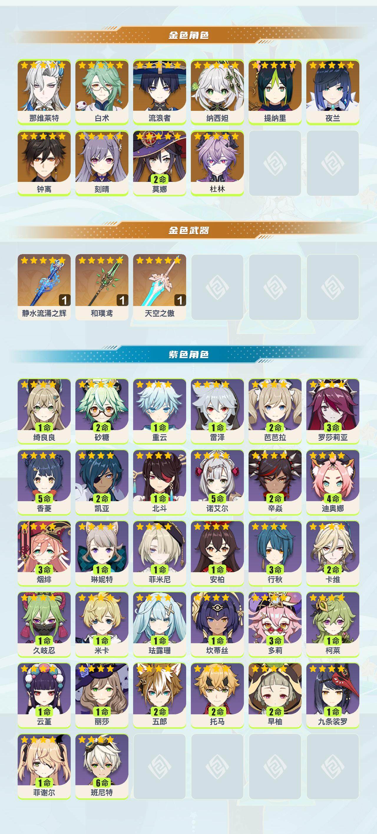 YSEY317069原神账号详情图3