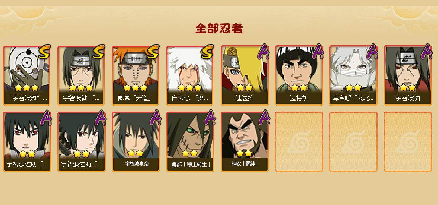 HYEY343818火影忍者账号详情图2