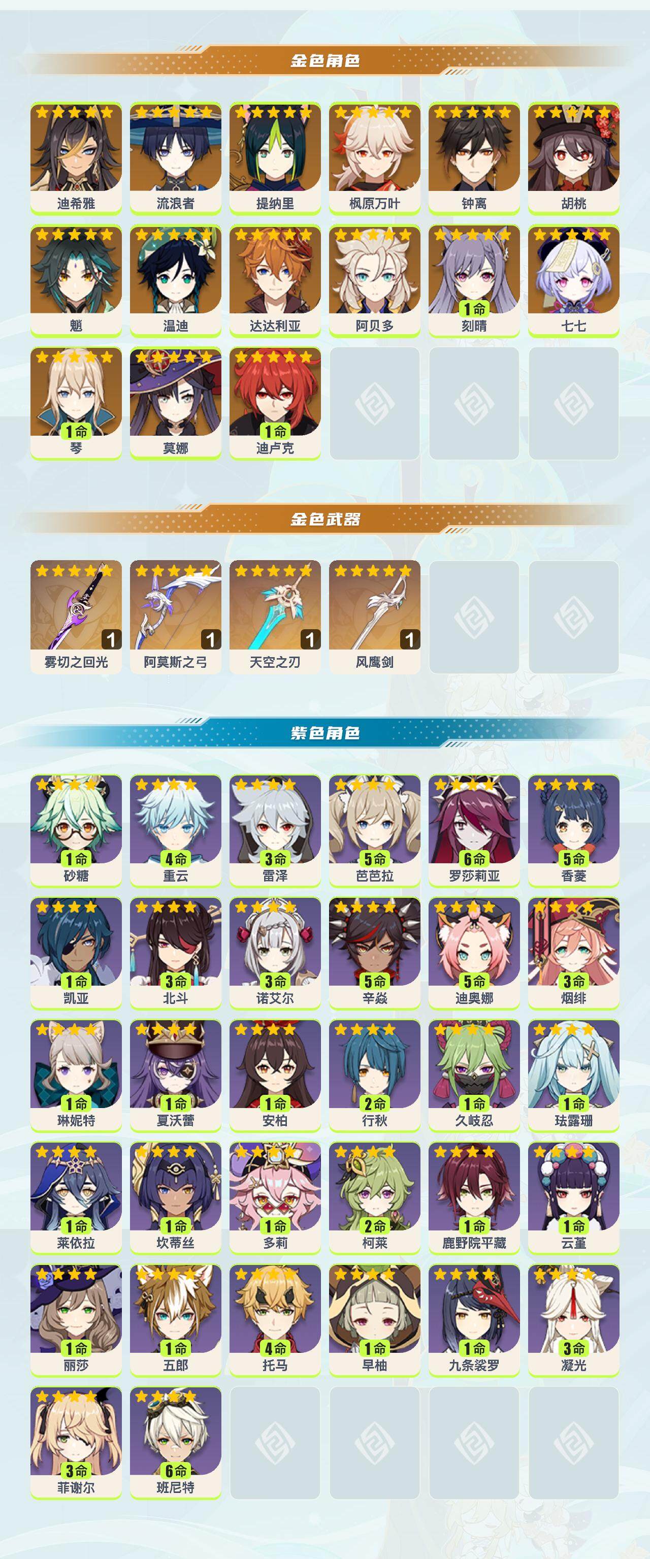 YSEY317074原神账号详情图2