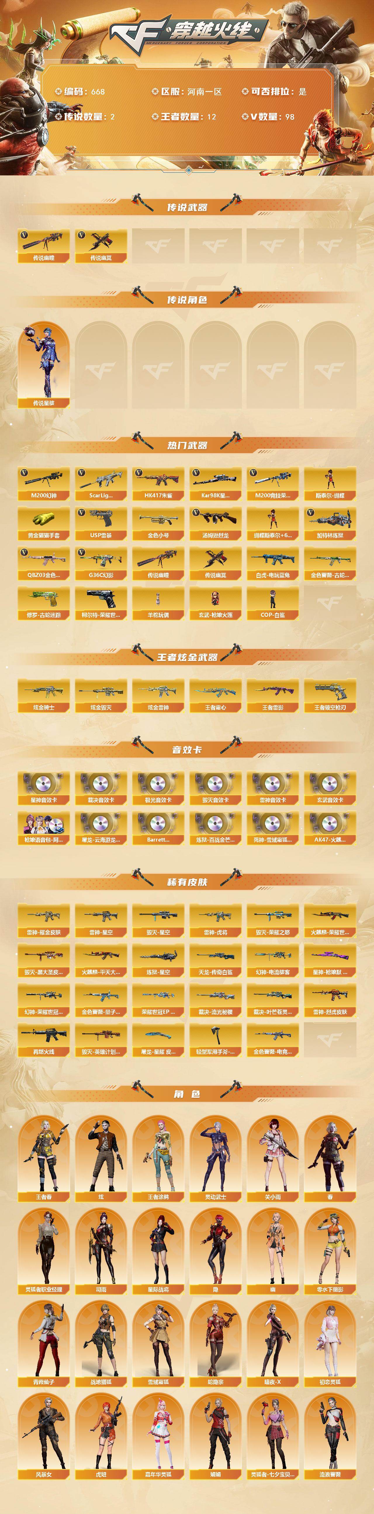 CFCMW422227穿越火线账号详情图2