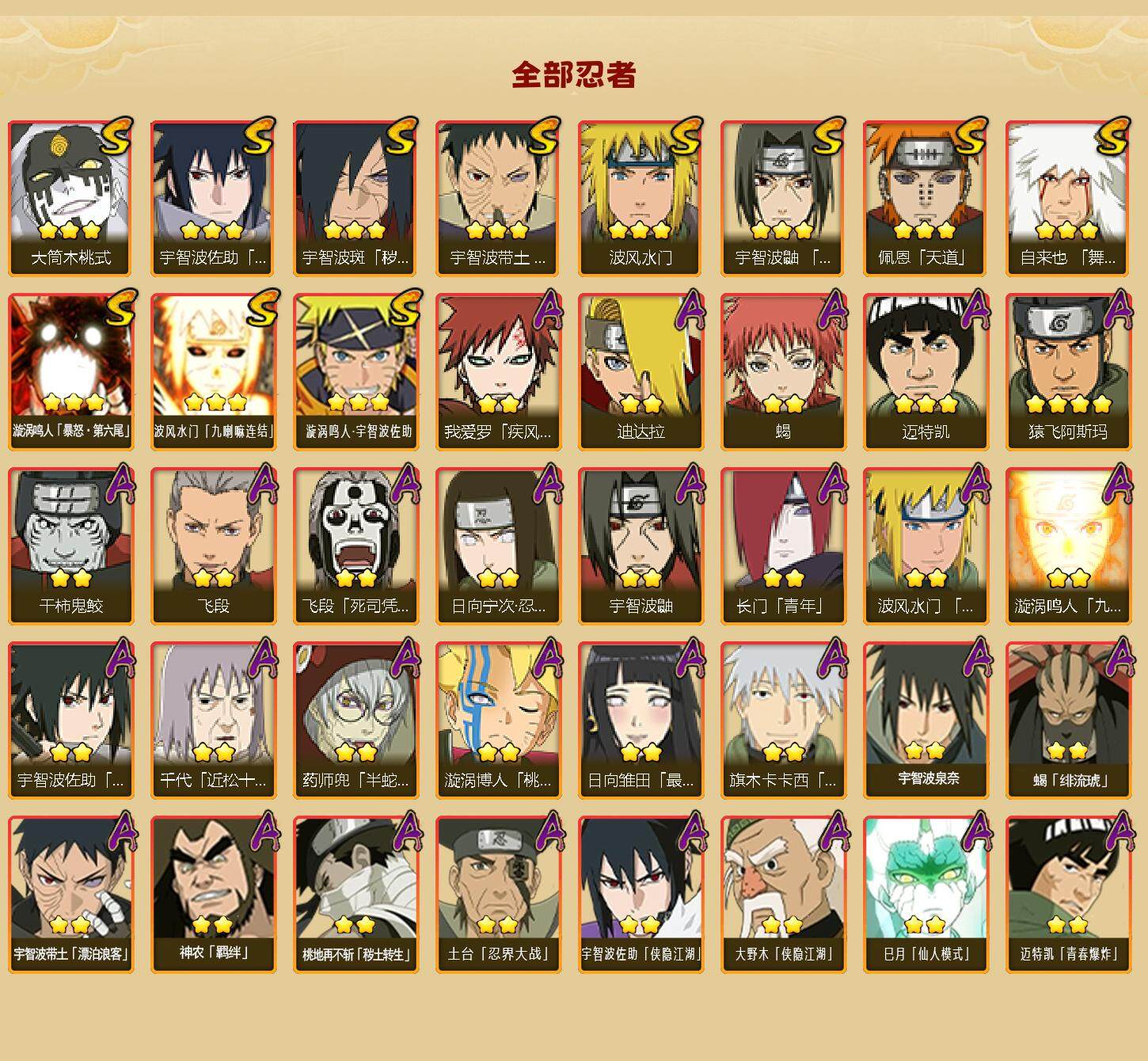 HYEY343972火影忍者账号详情图3