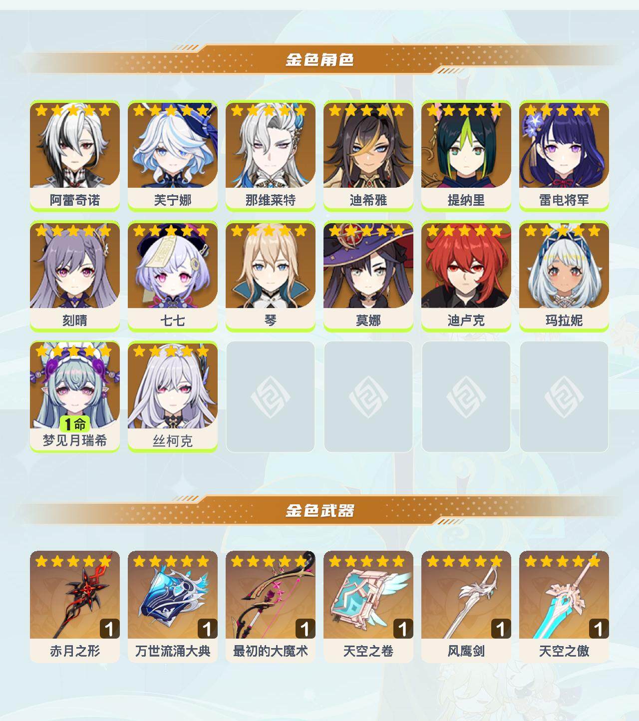 YSEY317172原神账号详情图3