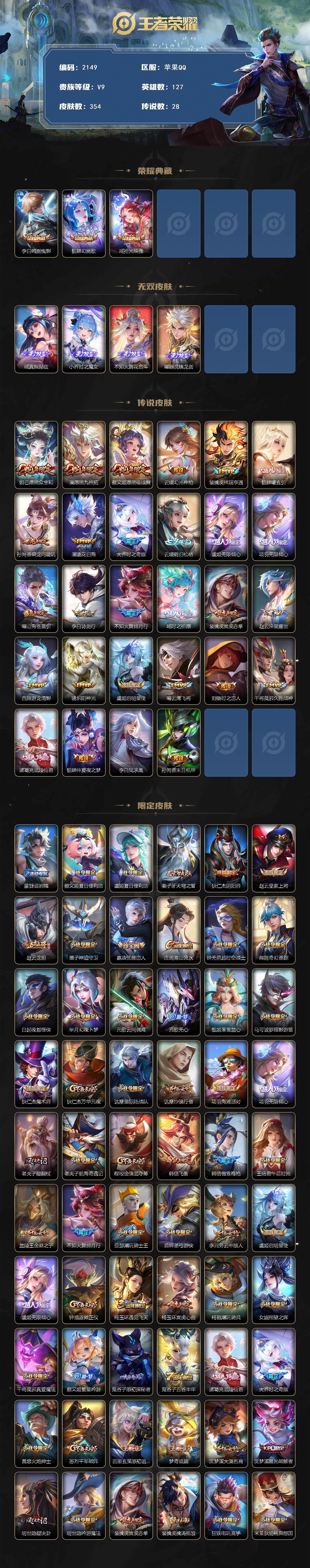 WZCMW3476521王者荣耀账号详情图2