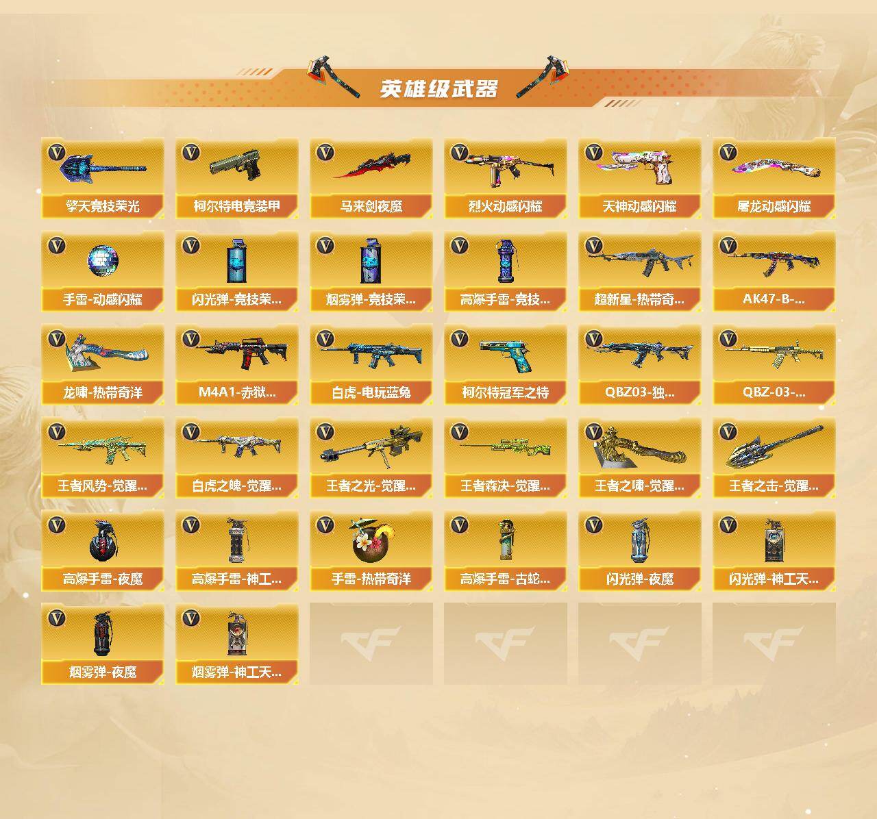 CFCMW422145穿越火线账号详情图4