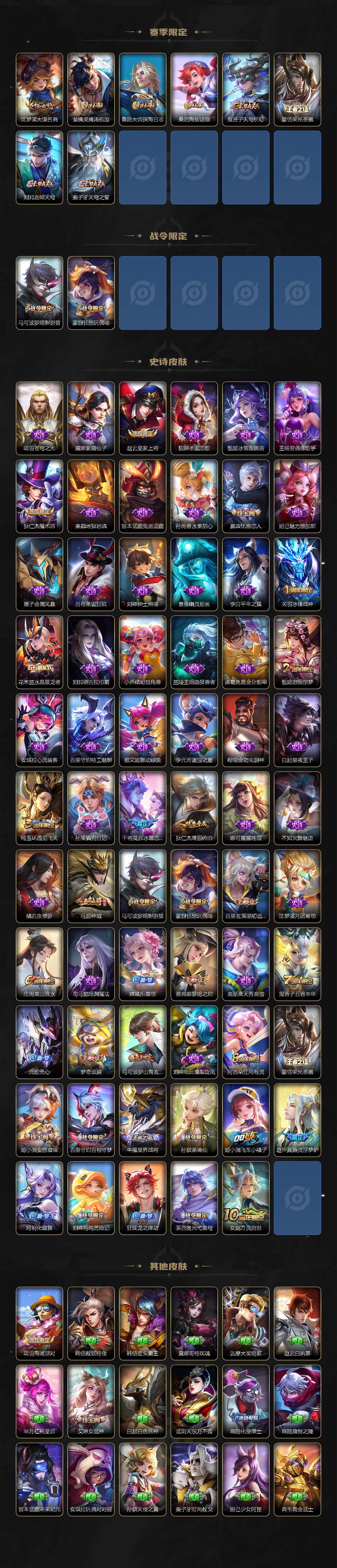 WZ033476876王者荣耀账号详情图3 WZ033476876王者荣耀账号详情图3