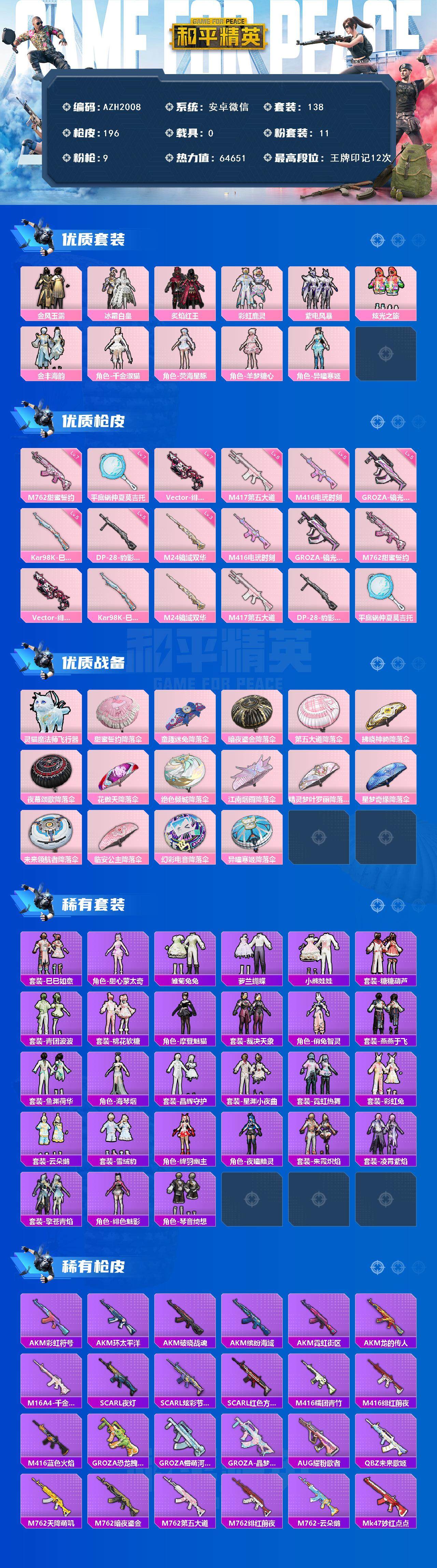 HPQM3452657和平精英账号详情图4