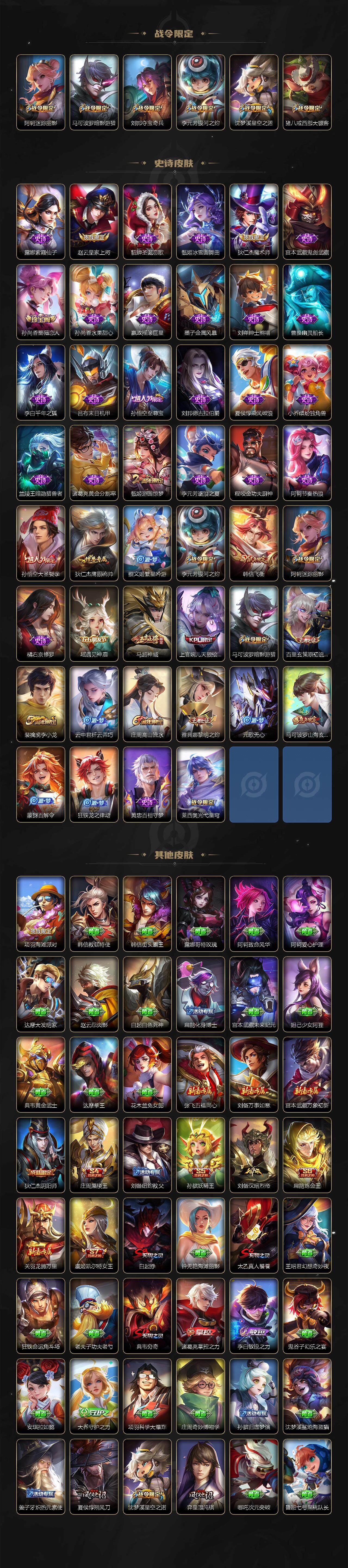 WZXS3477406王者荣耀账号详情图3