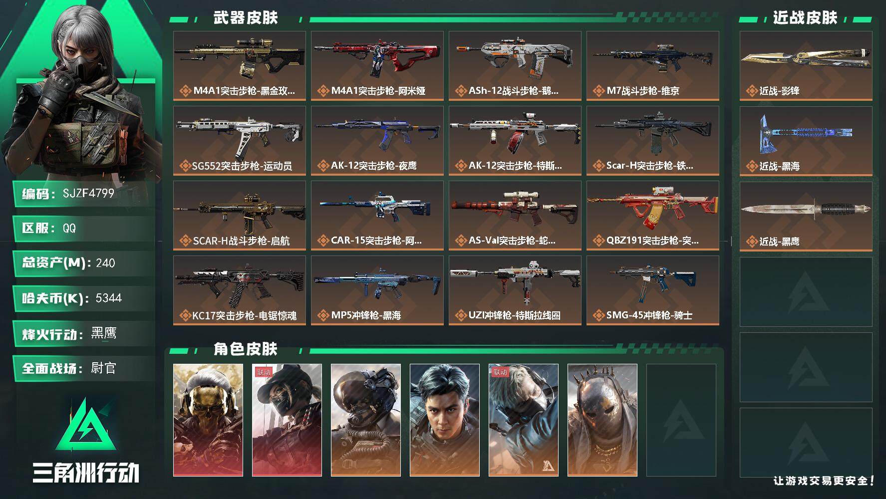 SJZQM3102738三角洲行动账号详情图3