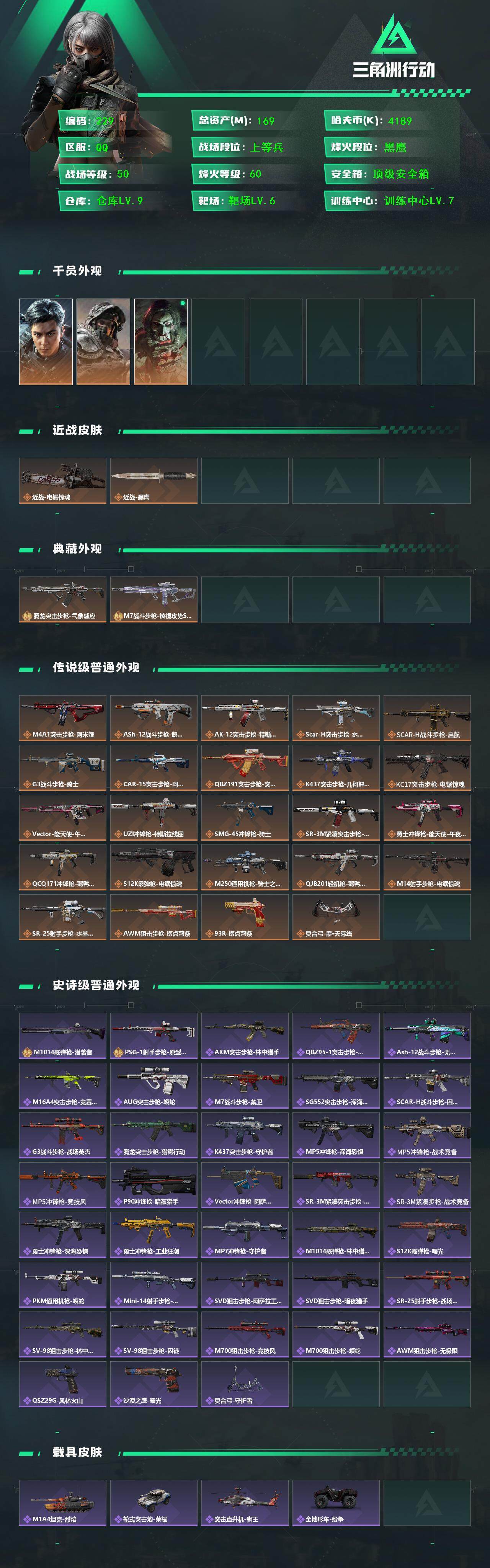 SJZCMW3102948三角洲行动账号详情图2 SJZCMW3102948三角洲行动账号详情图2