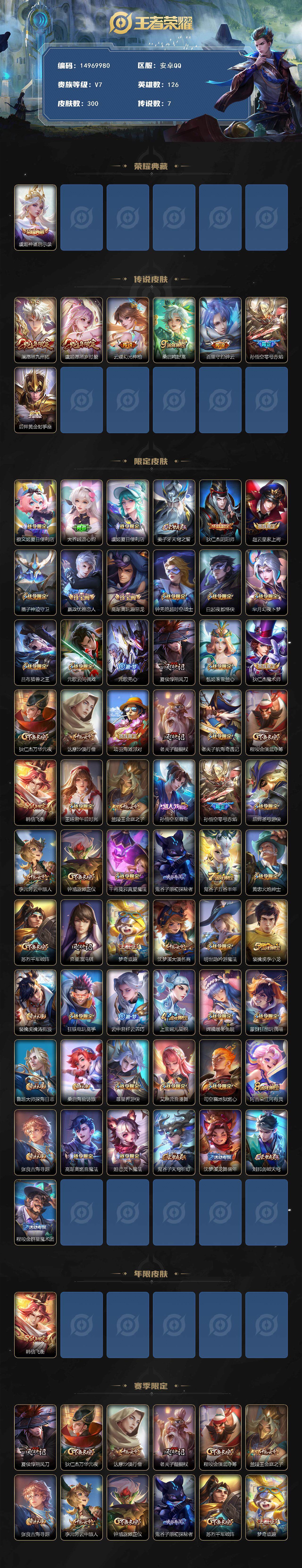 WZDN3477880王者荣耀账号详情图3