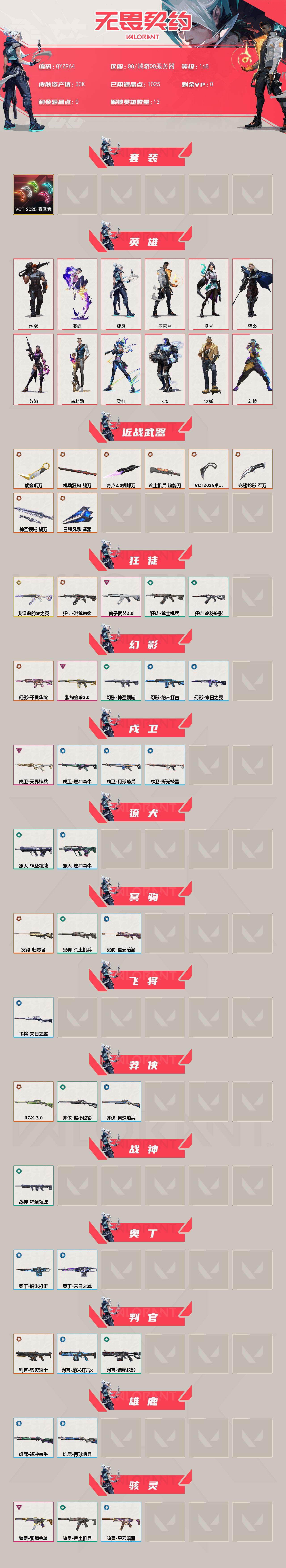 WWQEY333450无畏契约账号详情图2