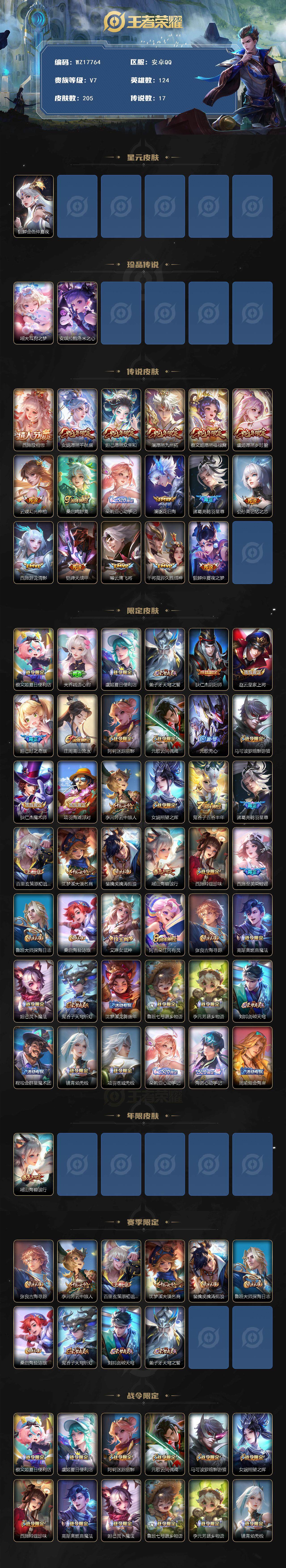 WZ033479927王者荣耀账号详情图2