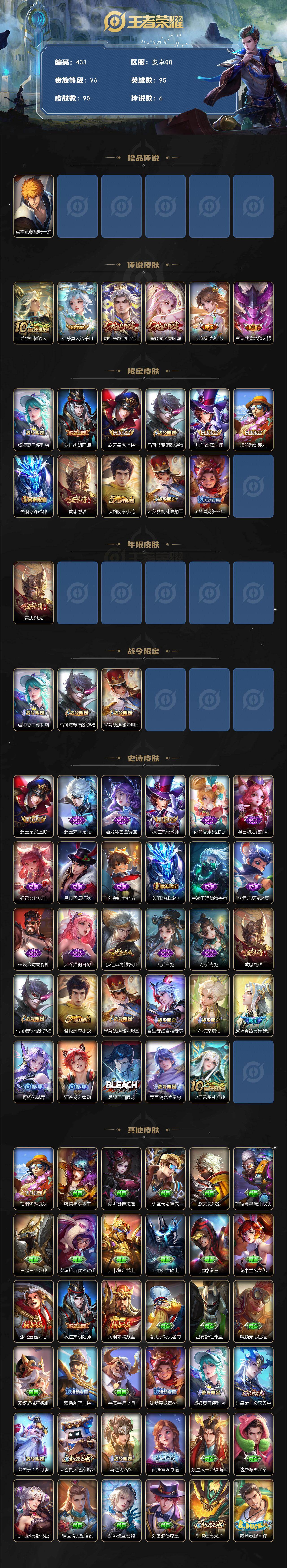 WZQM4124818王者荣耀账号详情图3