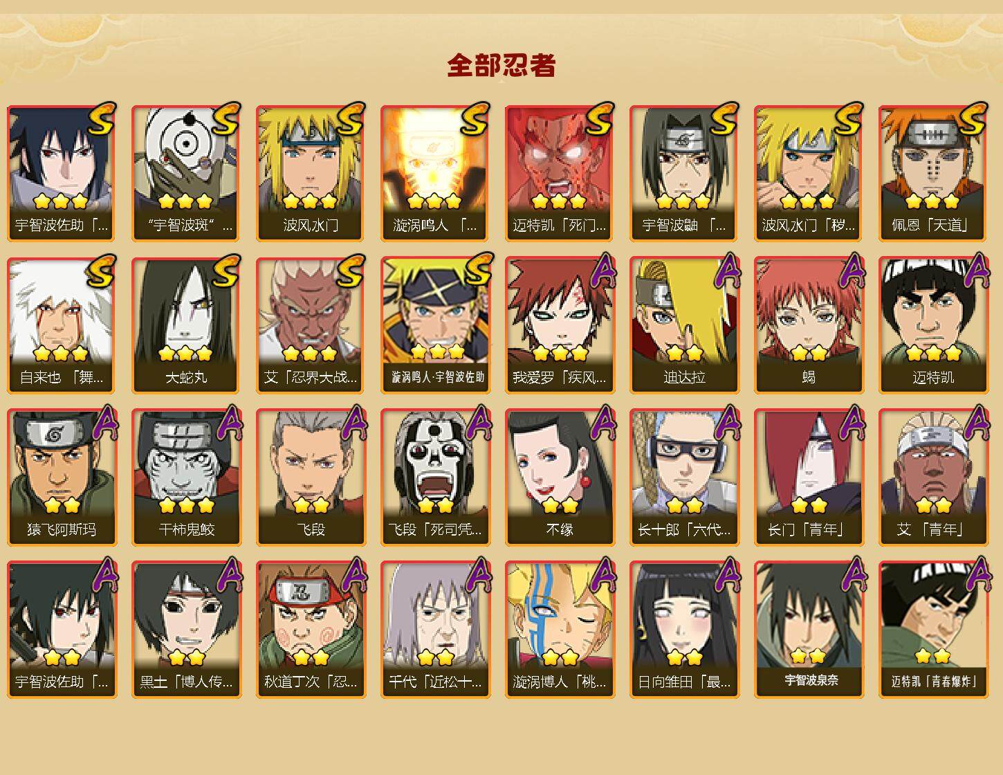 HYLFY344115火影忍者账号详情图3 HYLFY344115火影忍者账号详情图3