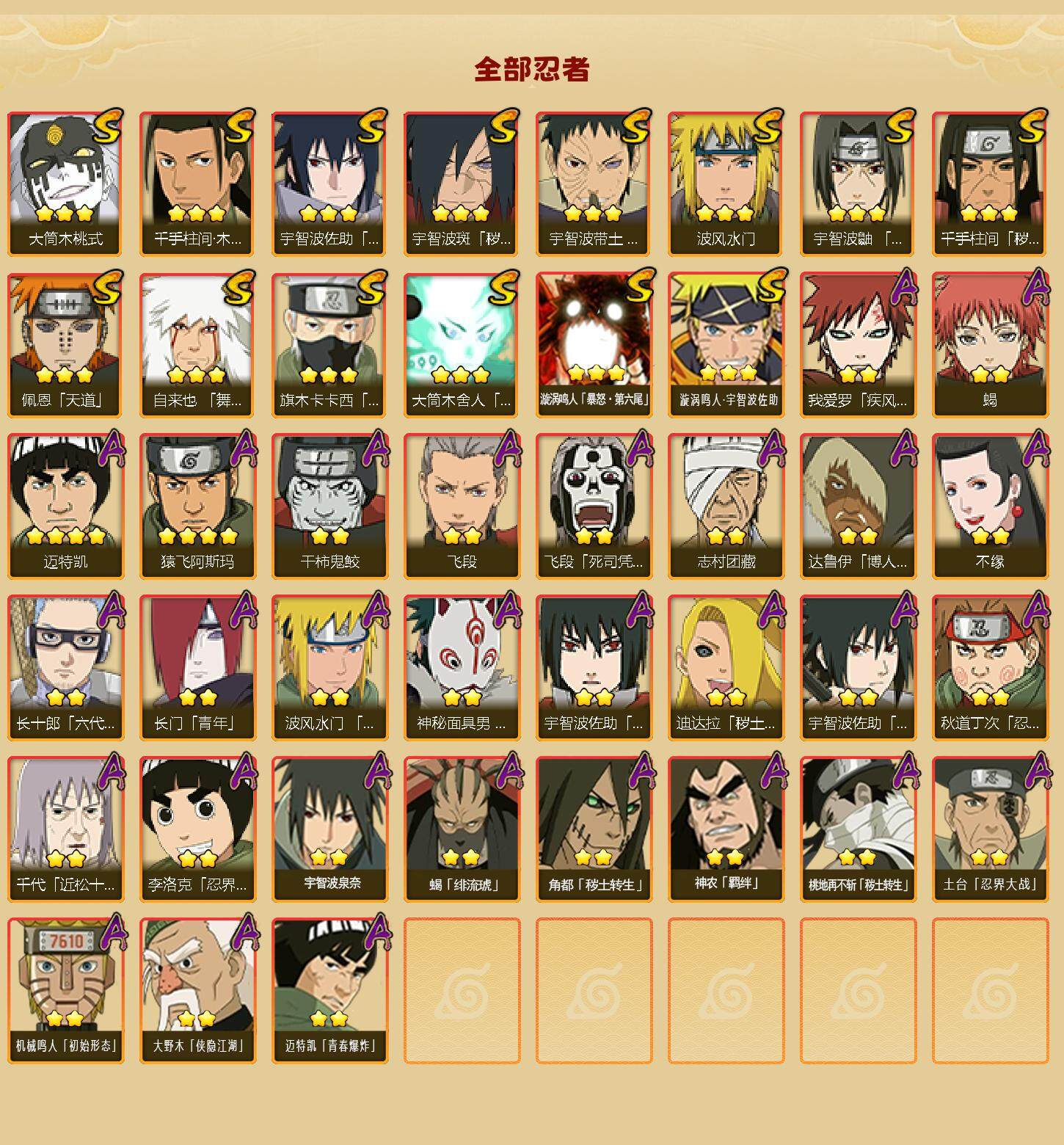 HYQM344520火影忍者账号详情图4 HYQM344520火影忍者账号详情图4