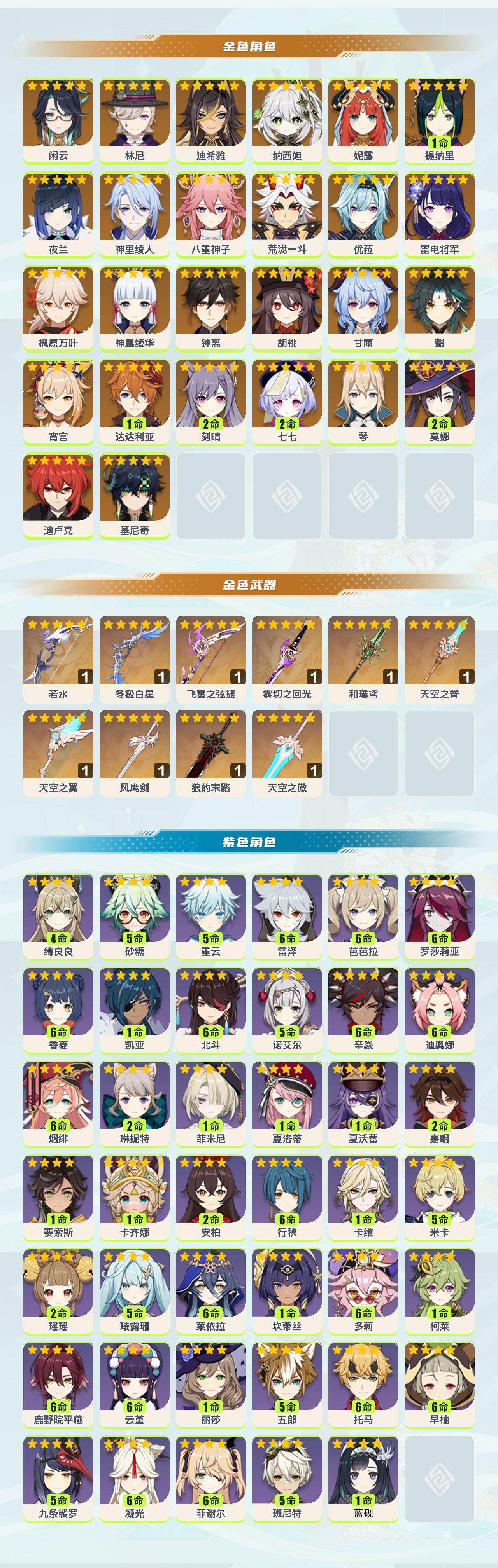 YSEY317177原神账号详情图2