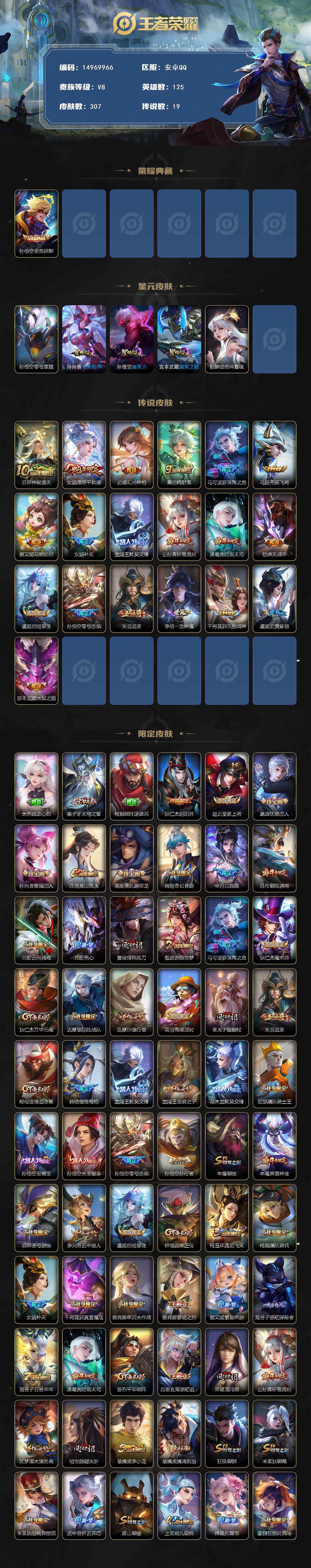 WZDN3477774王者荣耀账号详情图3