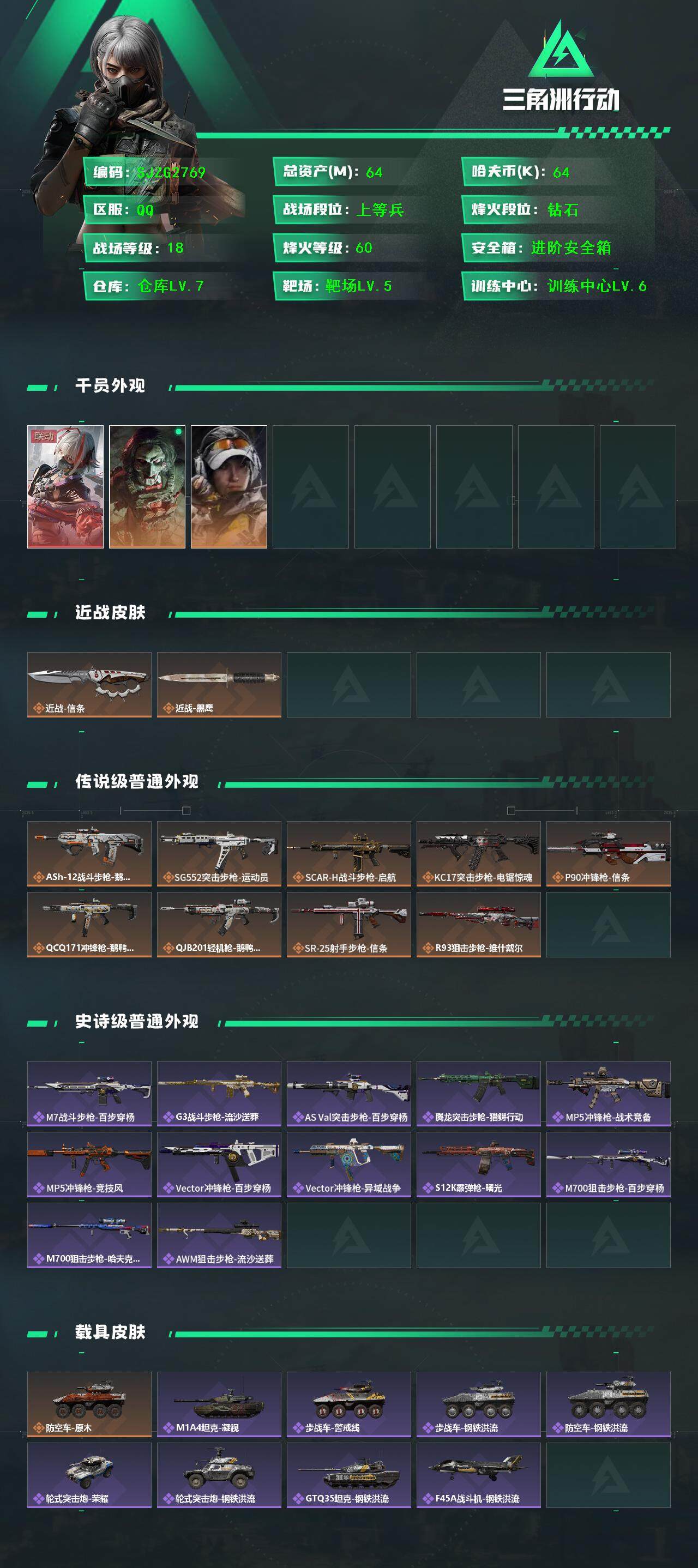 SJZEY3102965三角洲行动账号详情图3