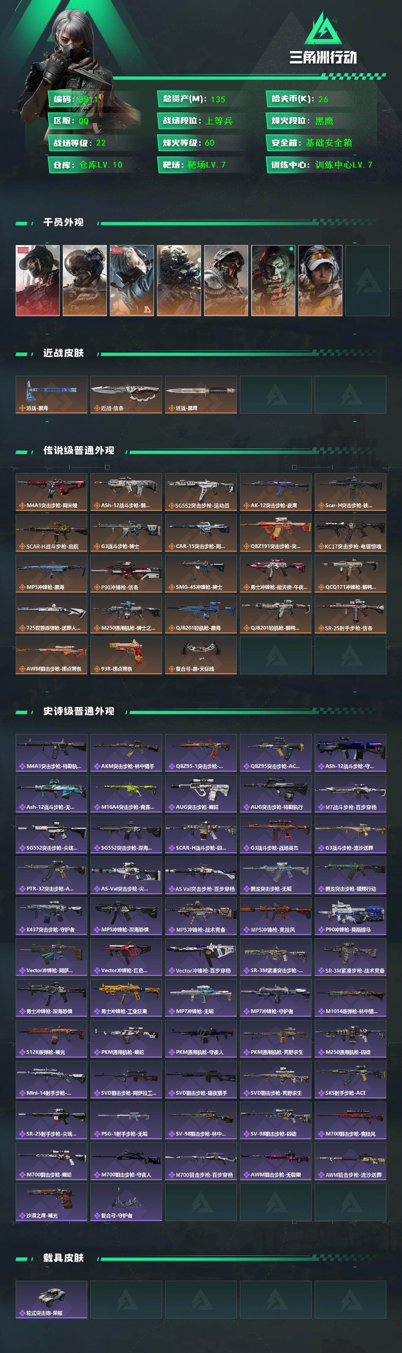 SJZQM44375三角洲行动账号详情图5 SJZQM44375三角洲行动账号详情图5