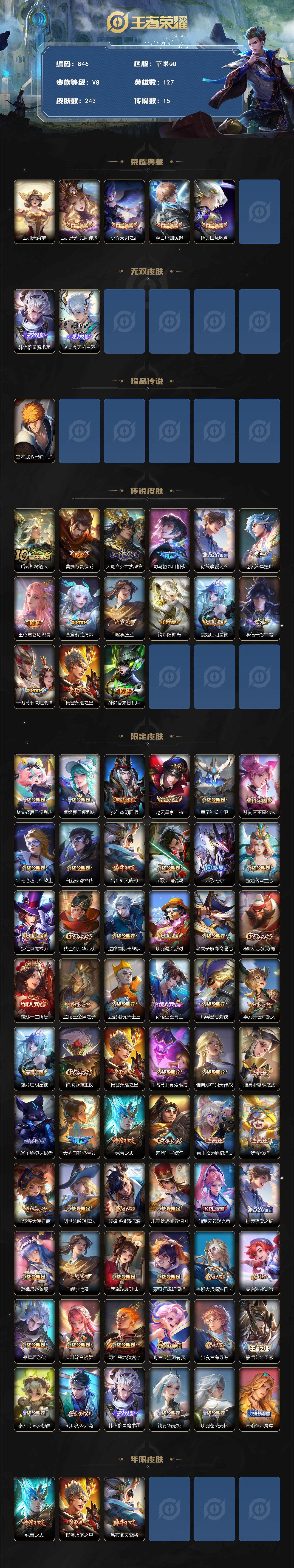 WZLFY3478444王者荣耀账号详情图3