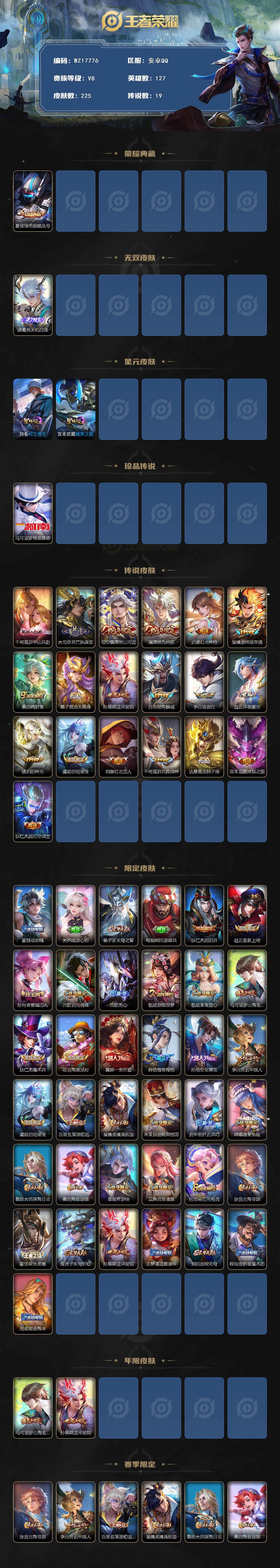 WZ033479958王者荣耀账号详情图2