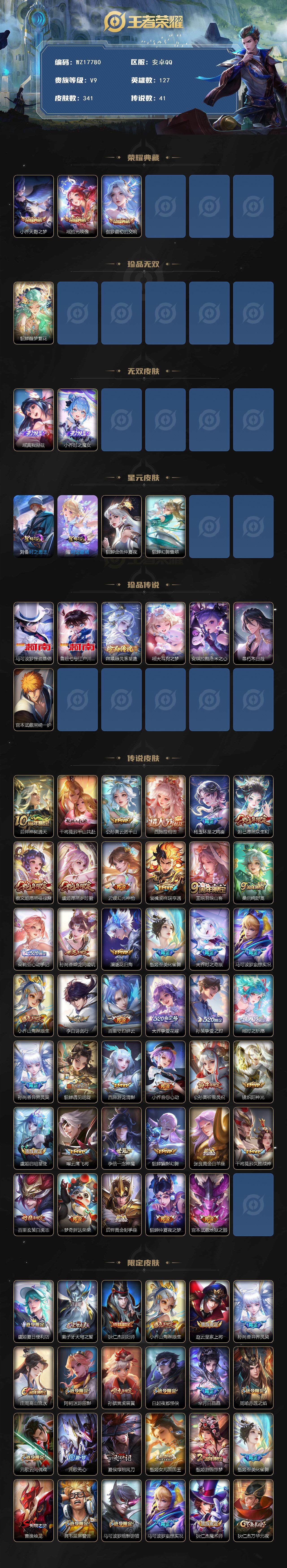 WZ033479824王者荣耀账号详情图2