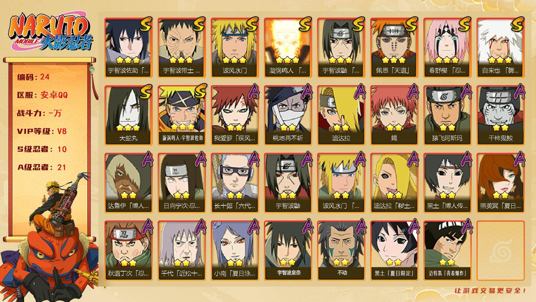 HYKG43035火影忍者账号详情图2