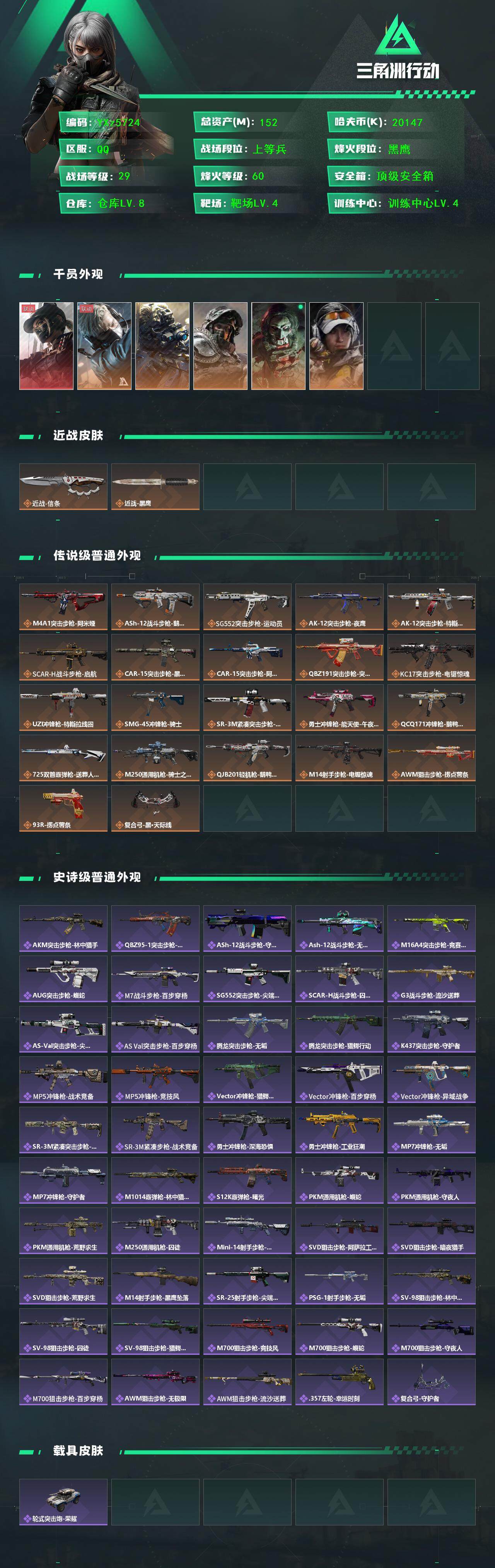 SJZCMW45464三角洲行动账号详情图2