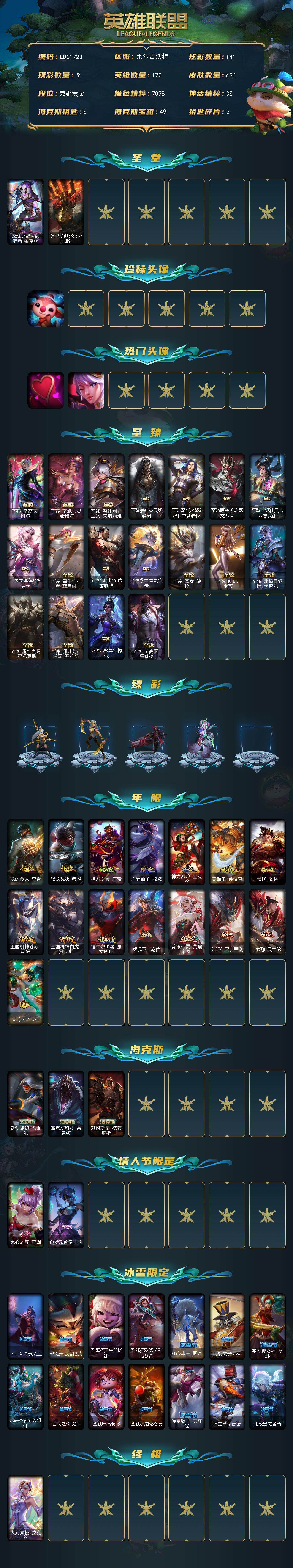 LOLEY48913英雄联盟账号详情图2