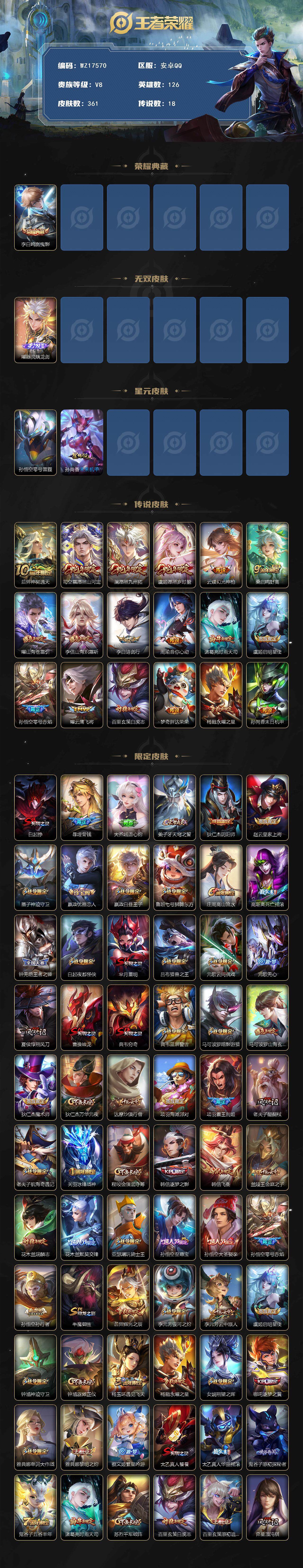 WZ033480121王者荣耀账号详情图2