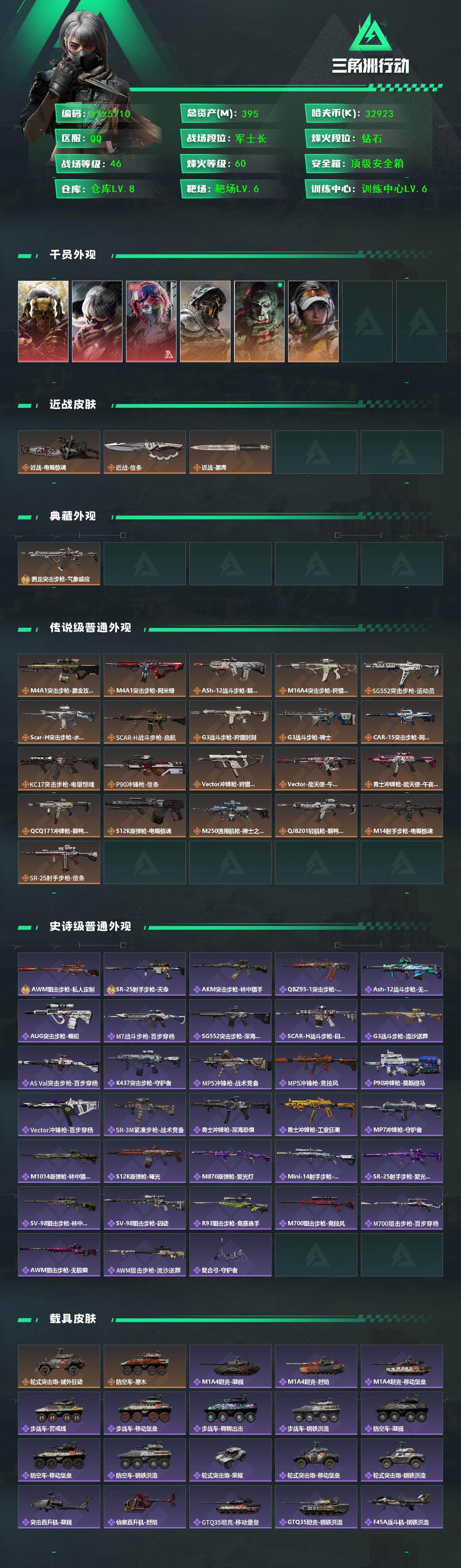 SJZCMW430886三角洲行动账号详情图2