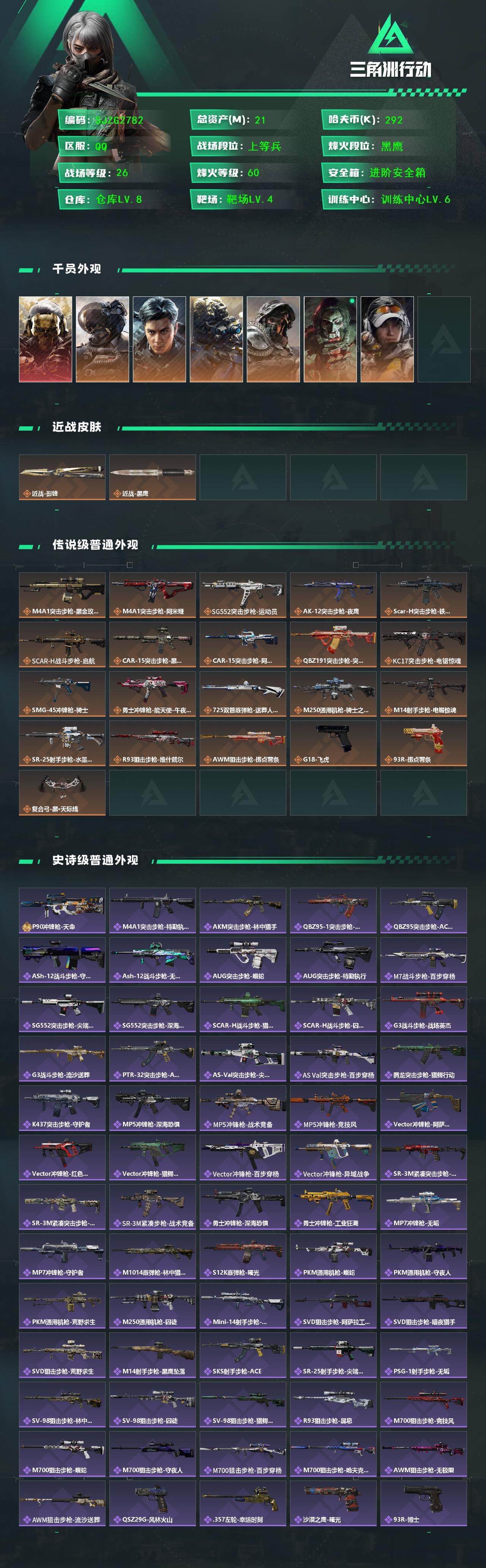 SJZEY3103233三角洲行动账号详情图2